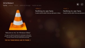 VLC Media Player for Windows8 now available on beta  - 18