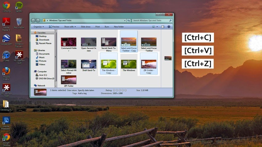 Some Windows 7 secrets and shortcuts for ease of use - 9