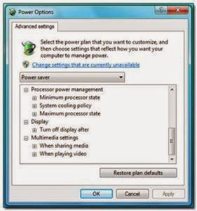 office power manager window