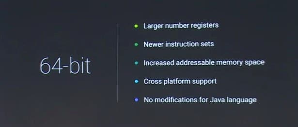 Android 64-bit CPU support