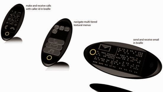 Tactile Concept Phone for the Blind - 78