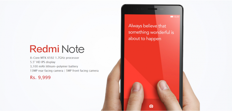 Redmi Note Mi India