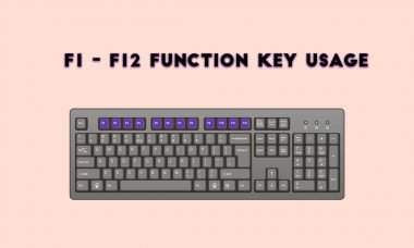 F1 to F12: Function Key Shortcuts Everyone Should Know