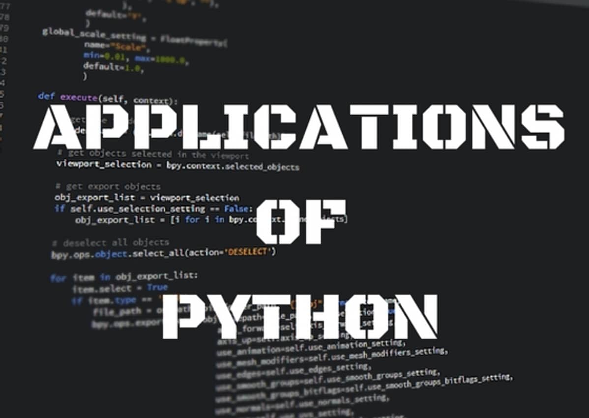 What Applications Do You Develop With Python Programming 4506