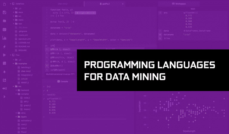 programming languages for data mining