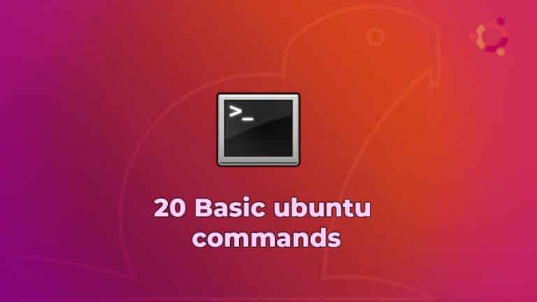 20 basic ubuntu commands for beginners