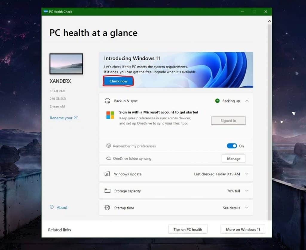 How to check whether your PC is Windows 11 compatible or not?