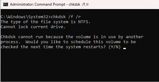 chkdsk